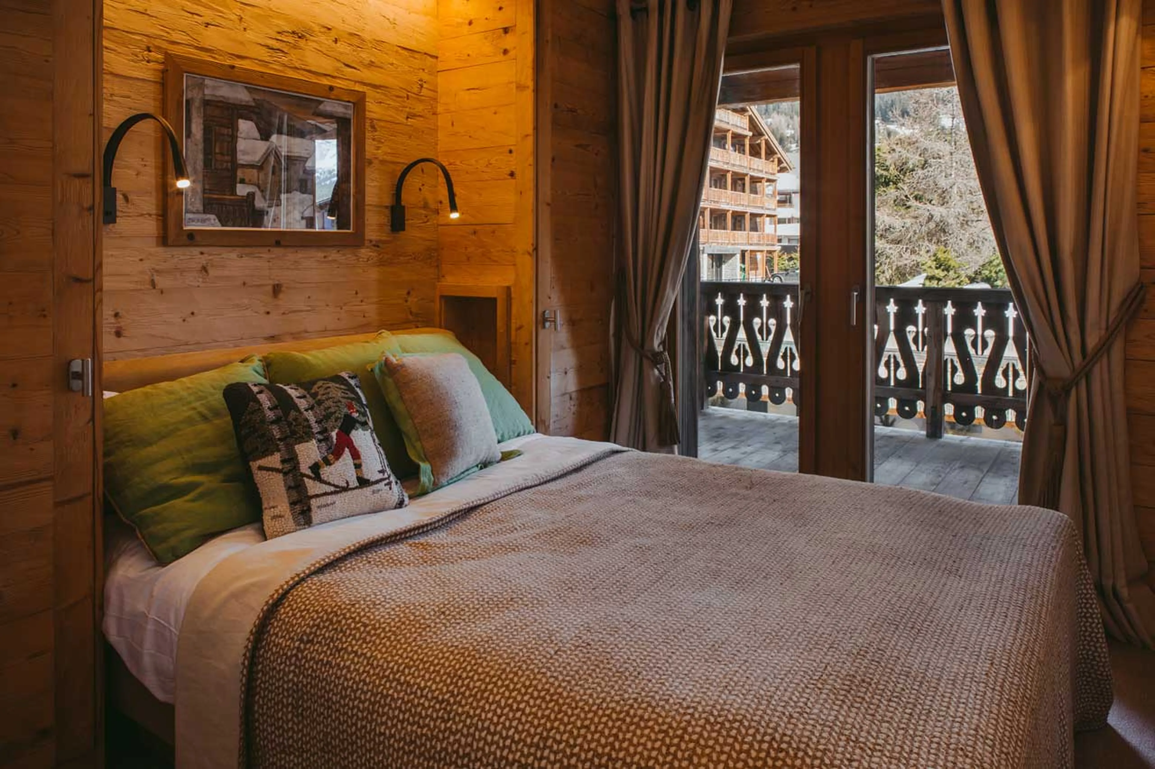Bedroom two in Valentine 211 in Verbier