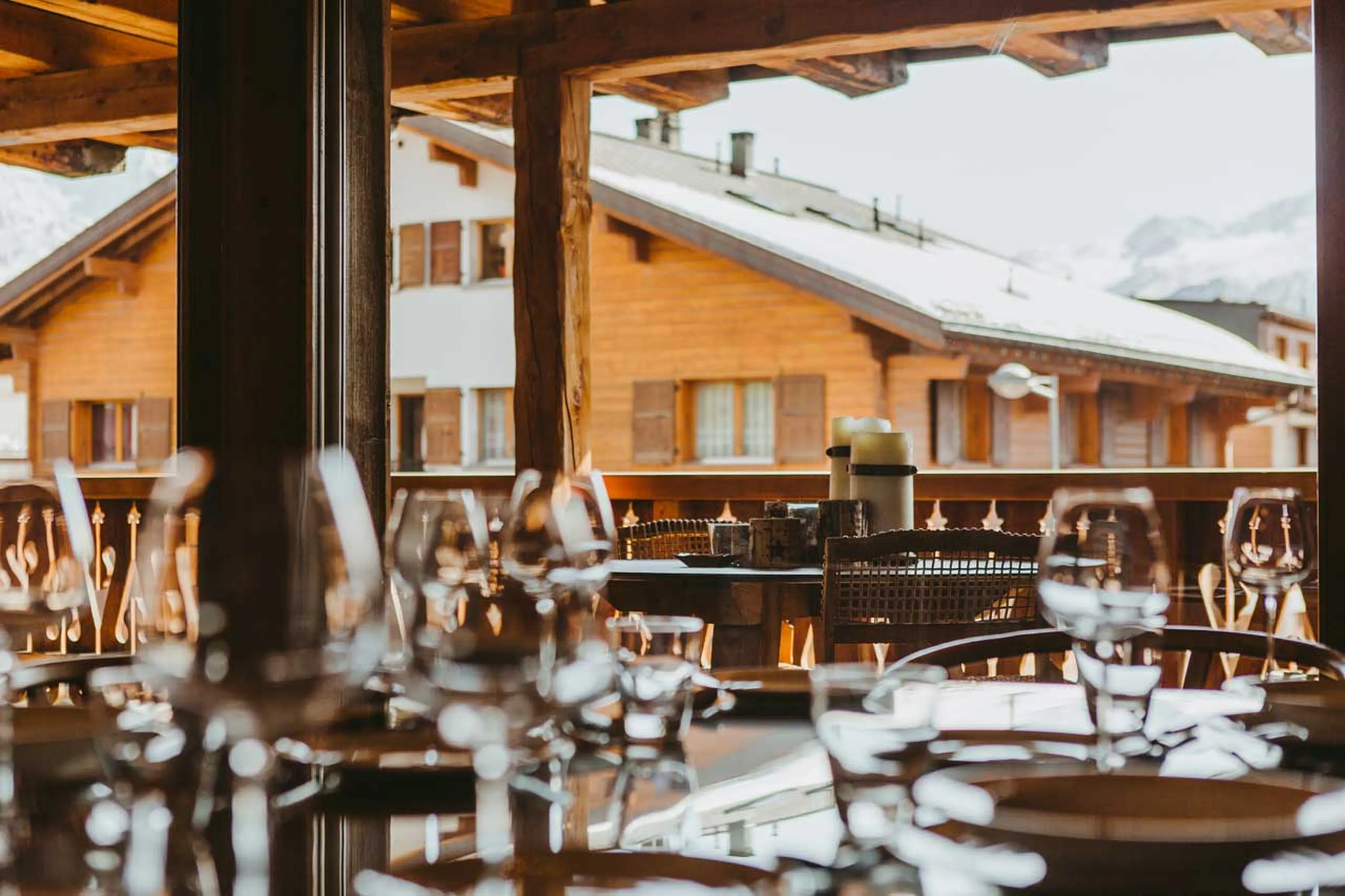 Doors from living area to balcony at Valentine 211 in Verbier