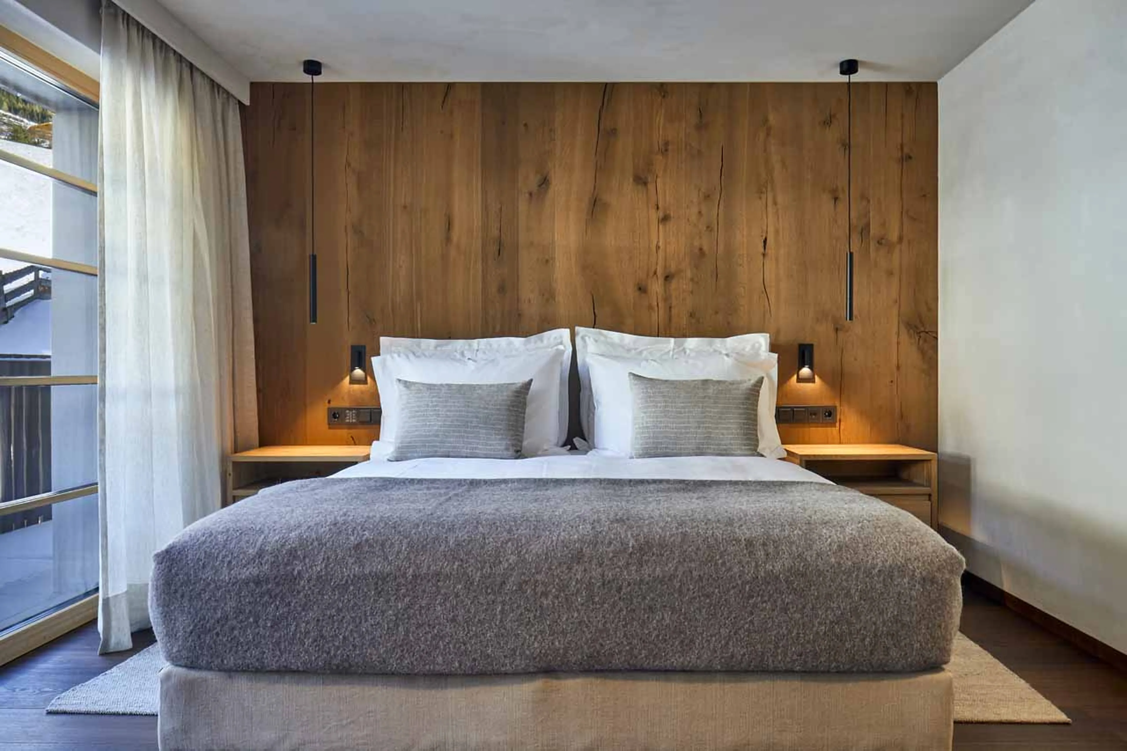 Bedroom three at Villa al Sole 204 in Alta Badia