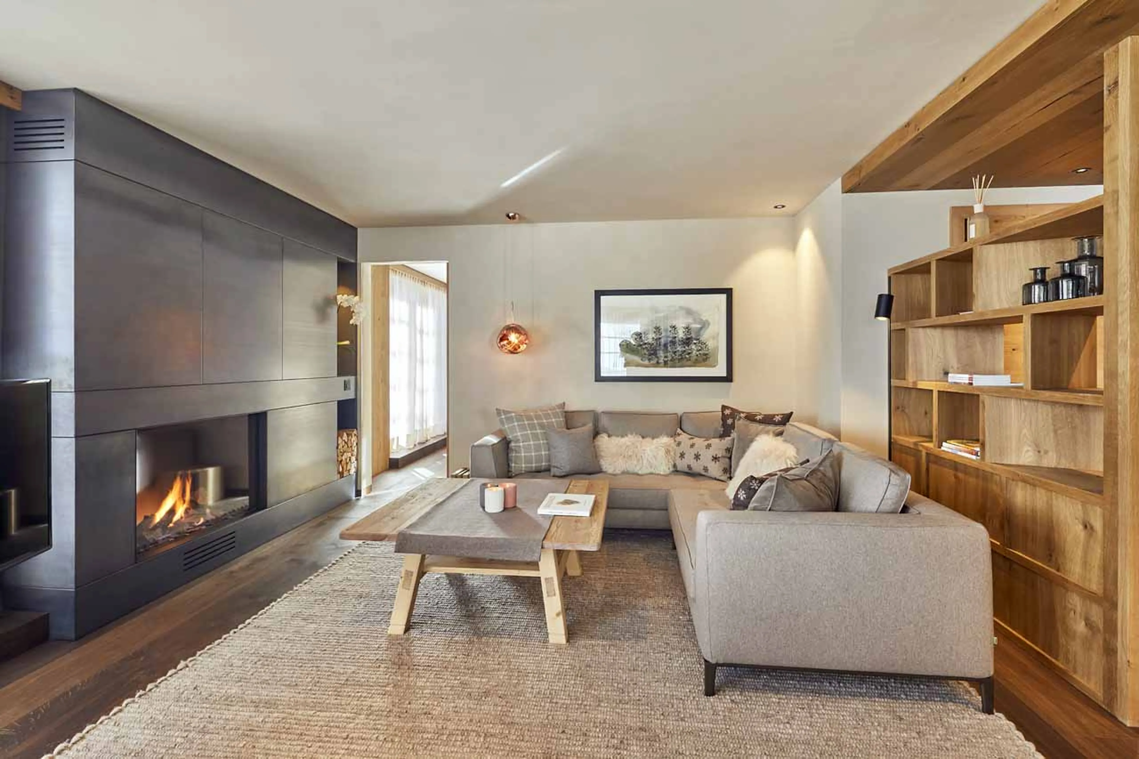 Living area at Villa al Sole 302 in Alta Badia