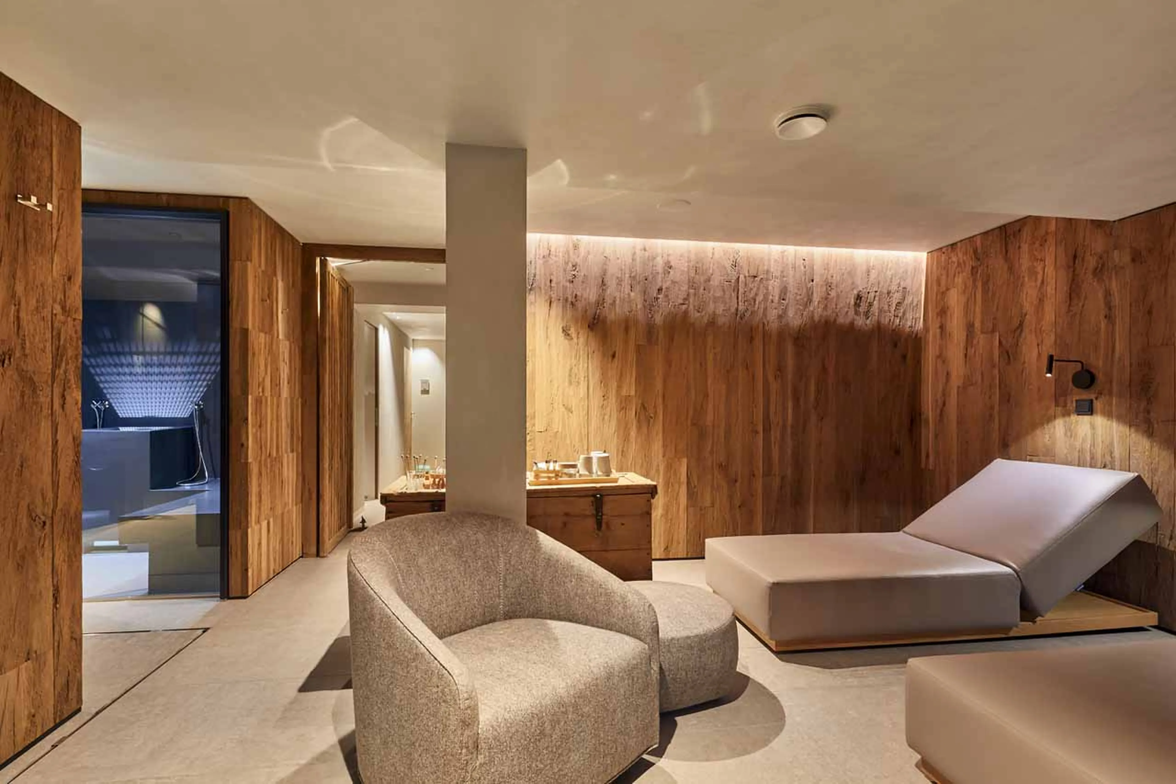 Shared spa at Villa al Sole 204 in Alta Badia