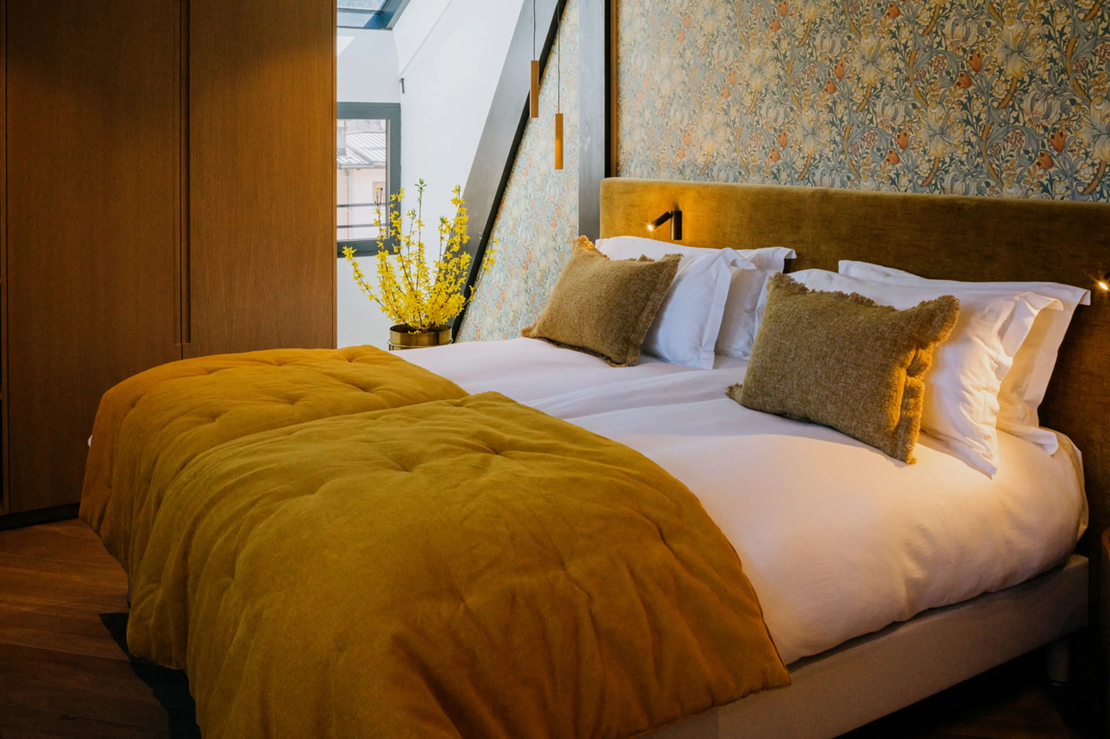 Bedroom one at Villa Butterfly in Chamonix
