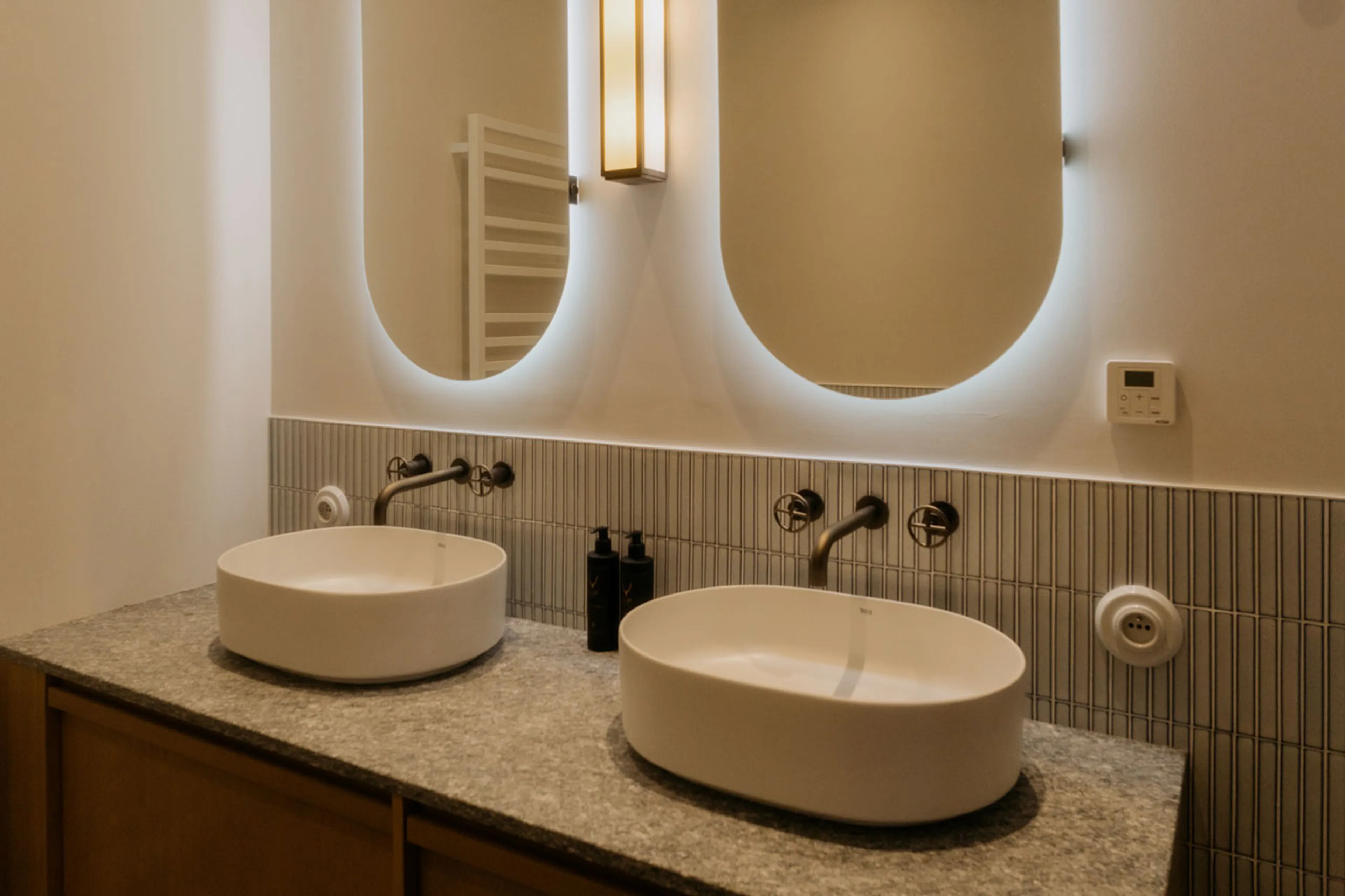 Bathroom two at Villa Butterfly in Chamonix