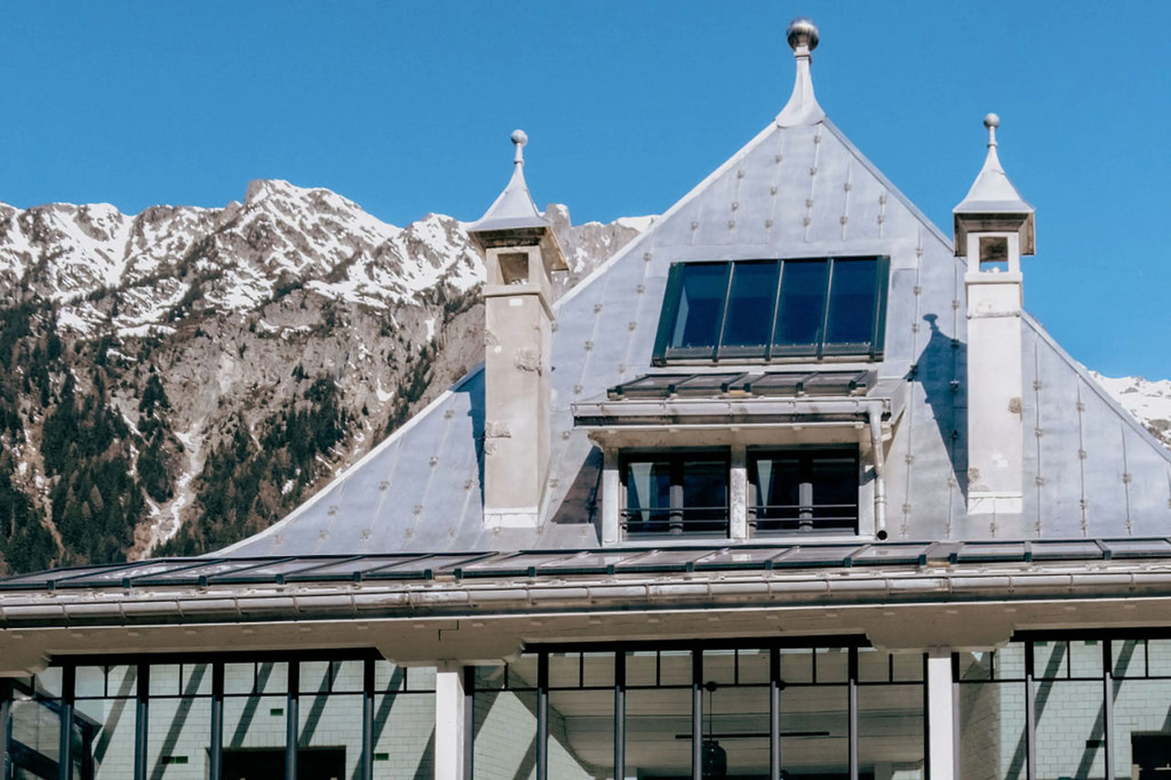 Architecture of Villa Butterfly in Chamonix