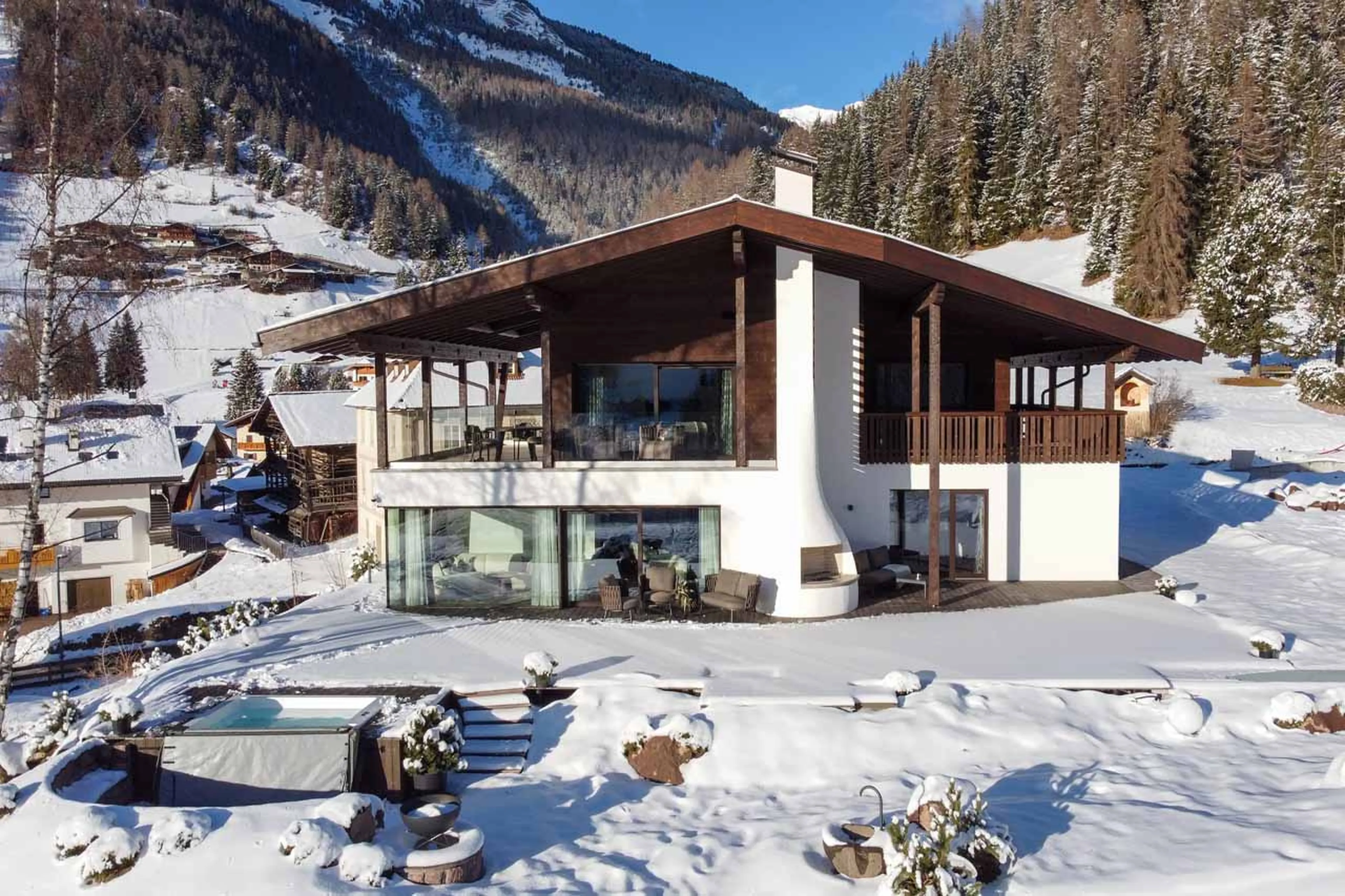 Exterior of Chalet Carolina in Val Gardena