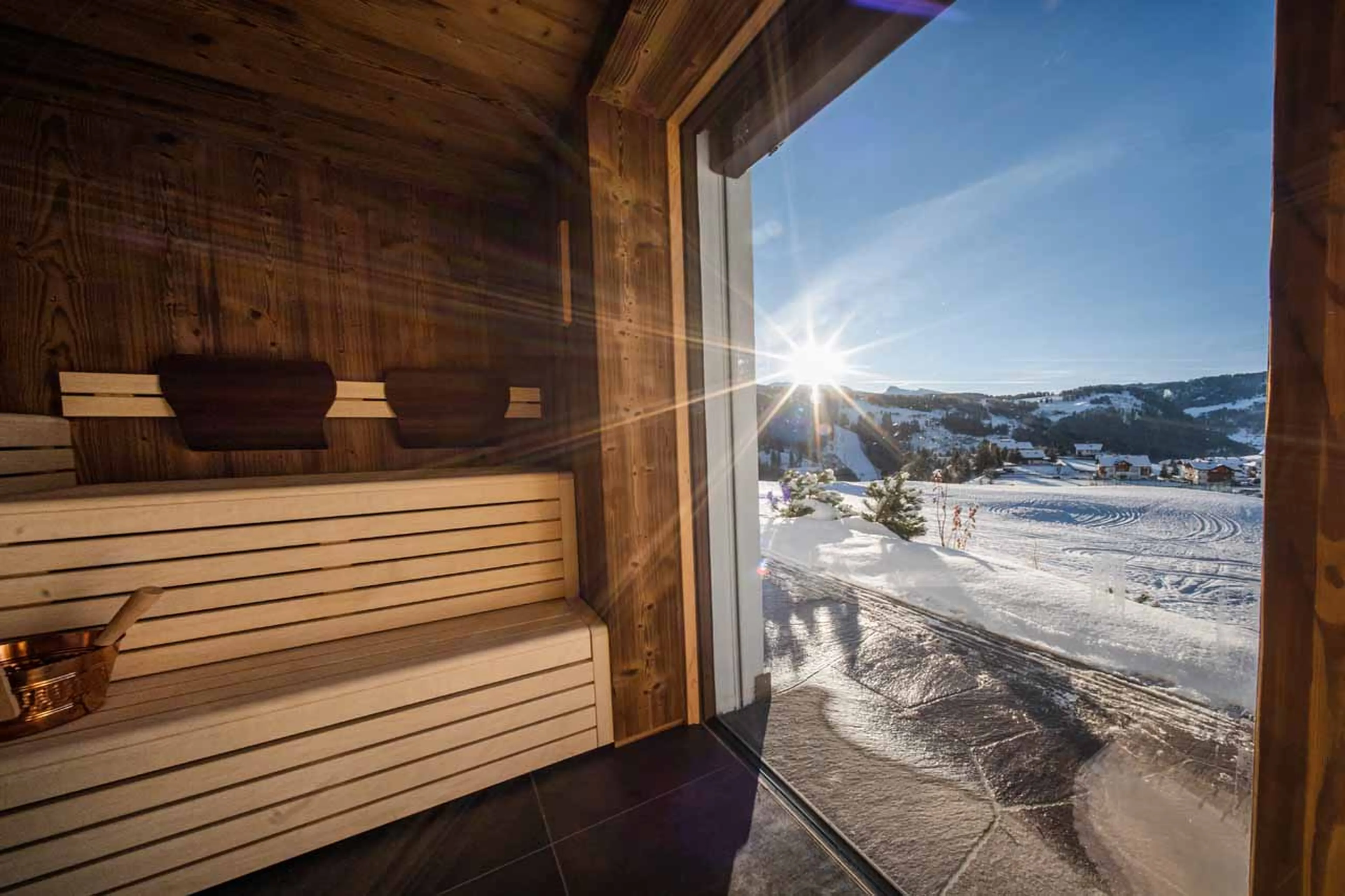 Sauna at Chalet Carolina in Val Gardena