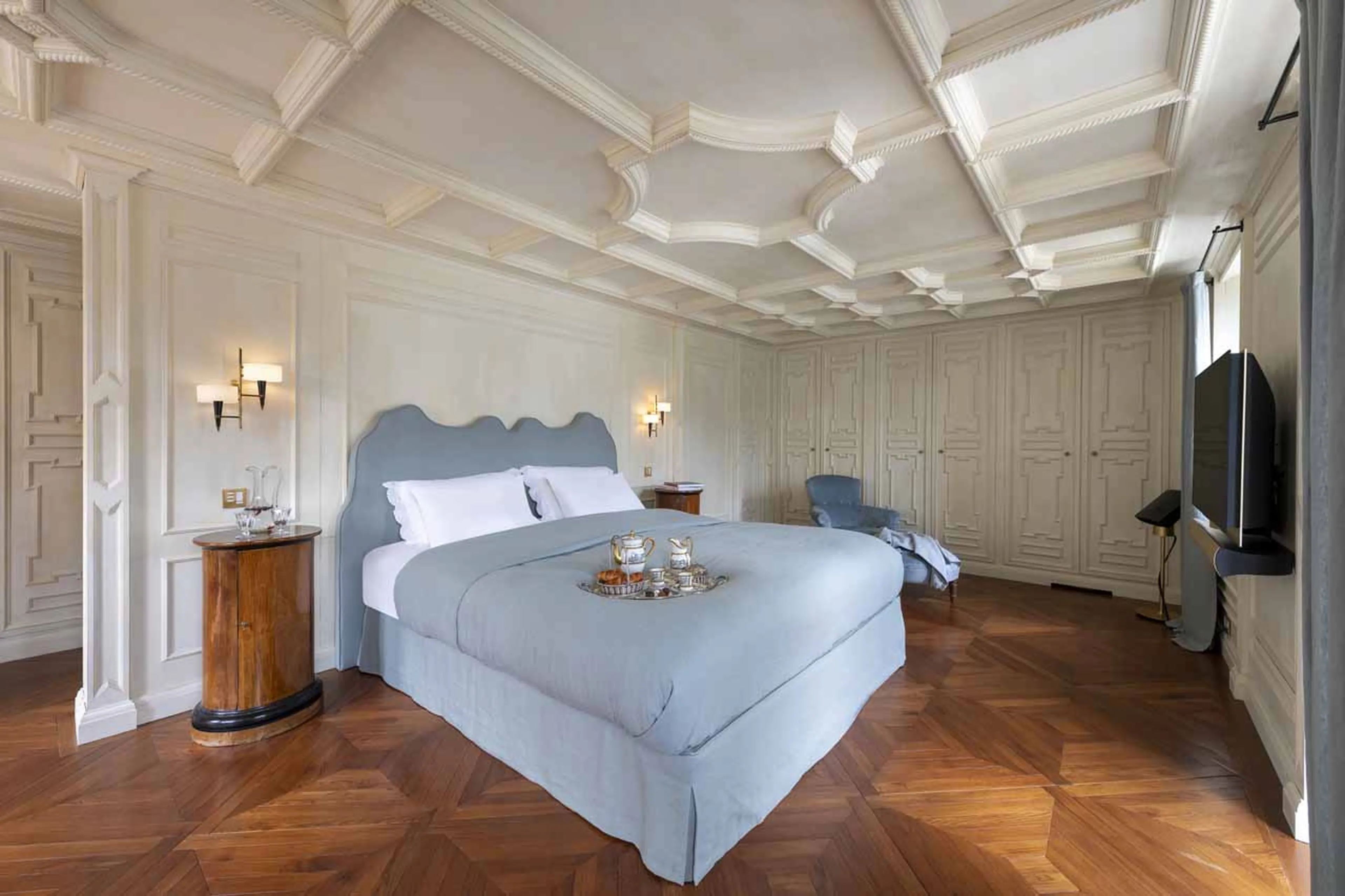 Double bedroom in Villa Erica 2, St Moritz