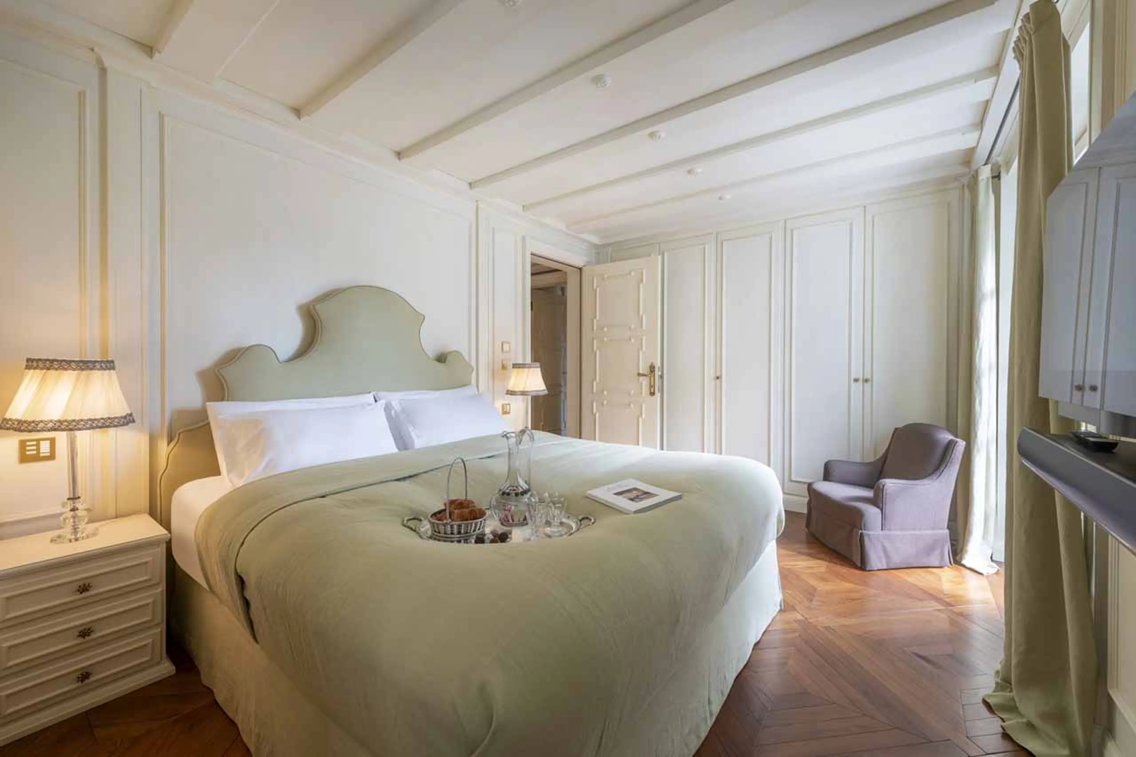 Double bedroom in Villa Erica 2, St Moritz