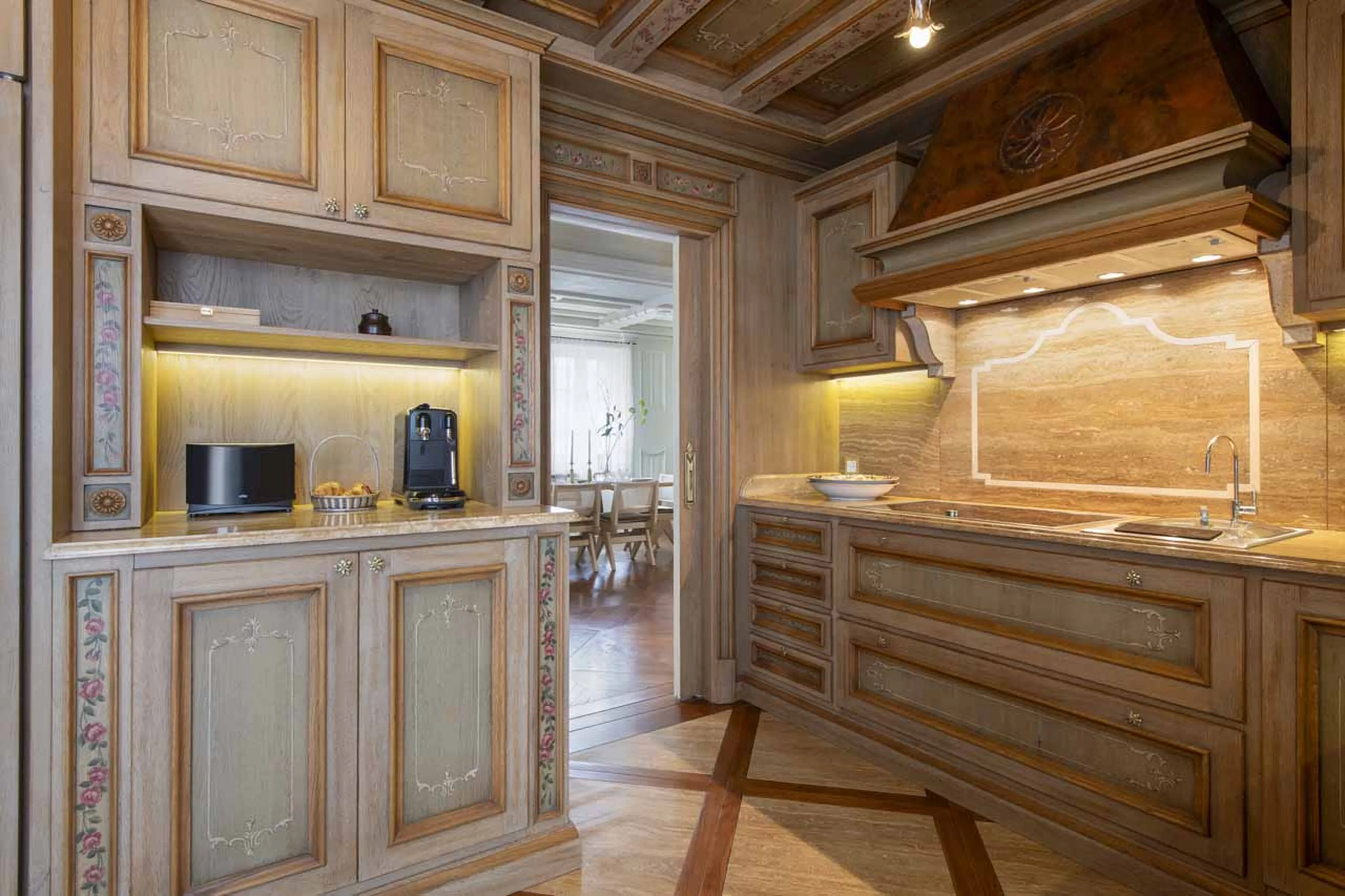 Kitchen in Villa Erica 2, St Moritz