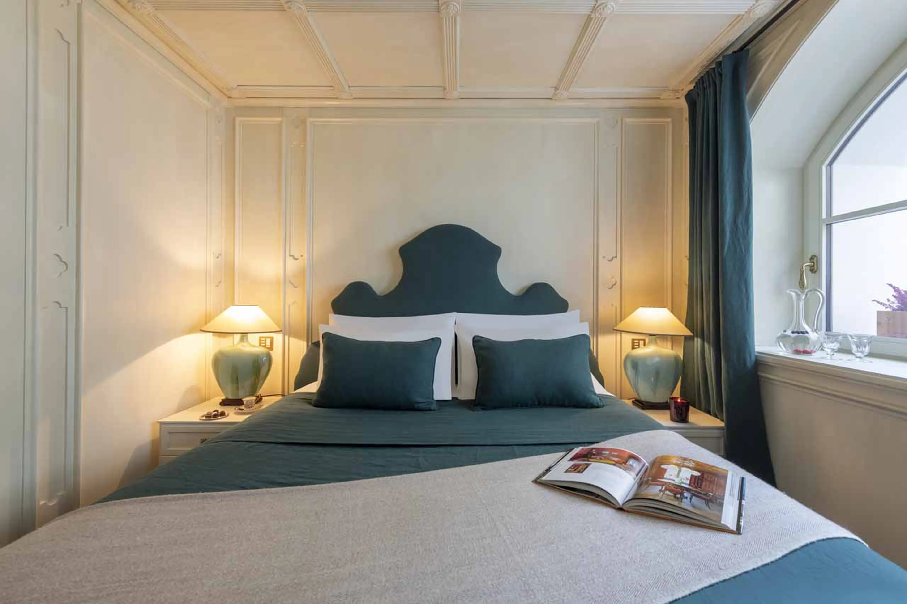 Double bedroom in Villa Erica 1, St Moritz