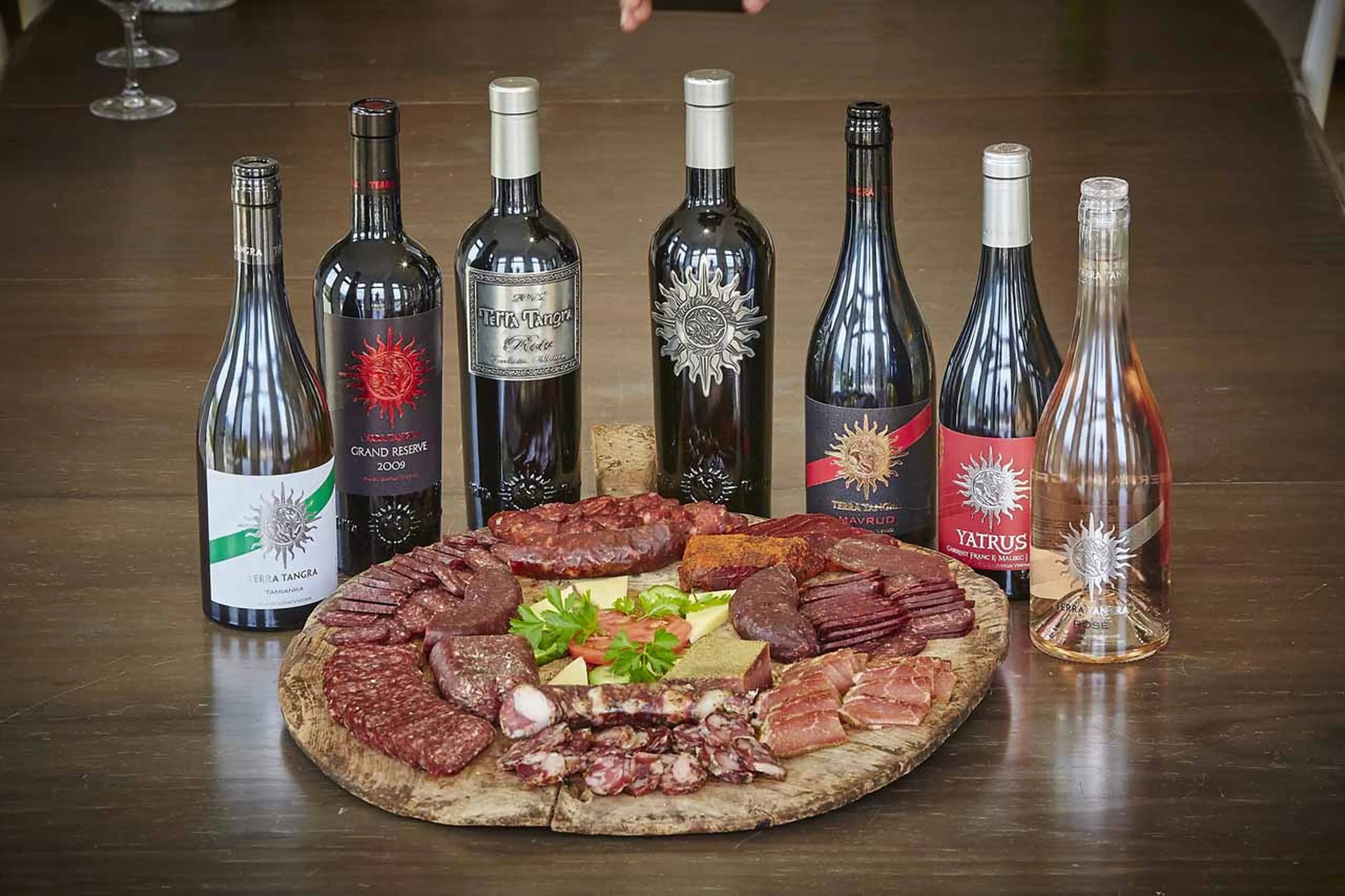 Wines at Villa Gella in the Rhodope Mountains