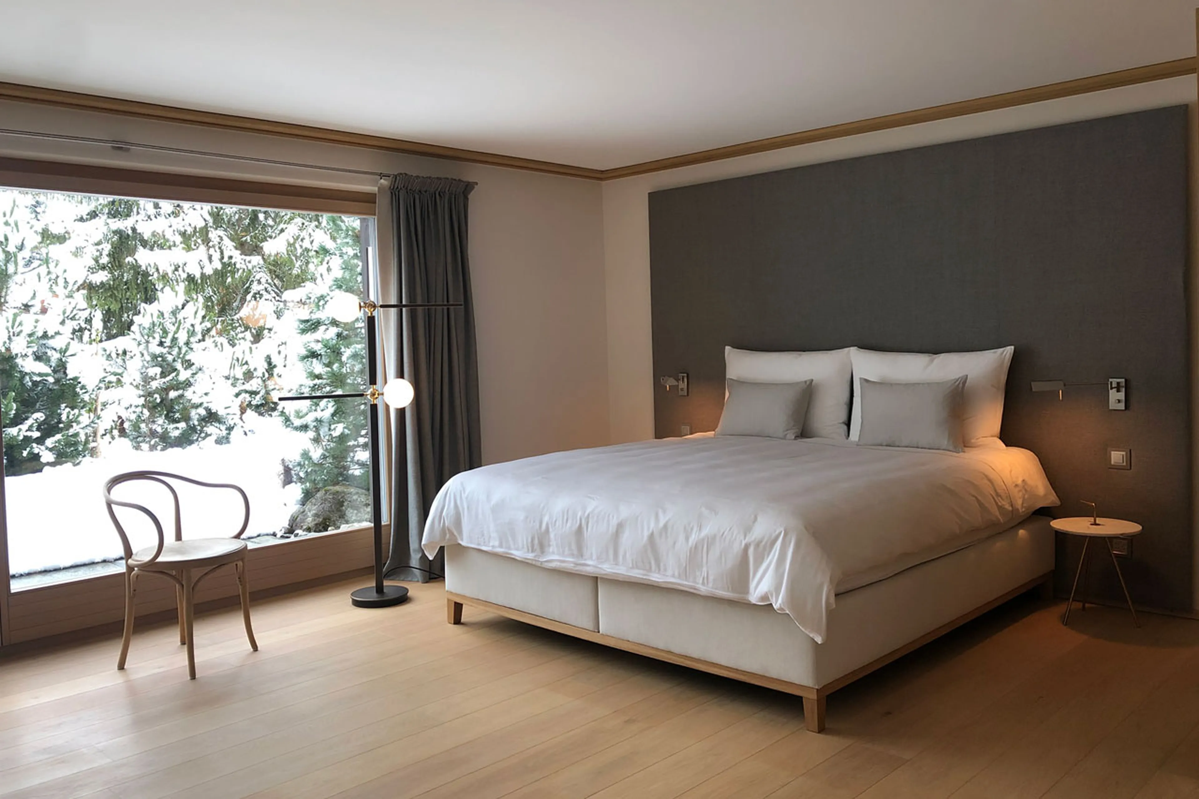 Bedroom three at Villa Grialetsch in Klosters