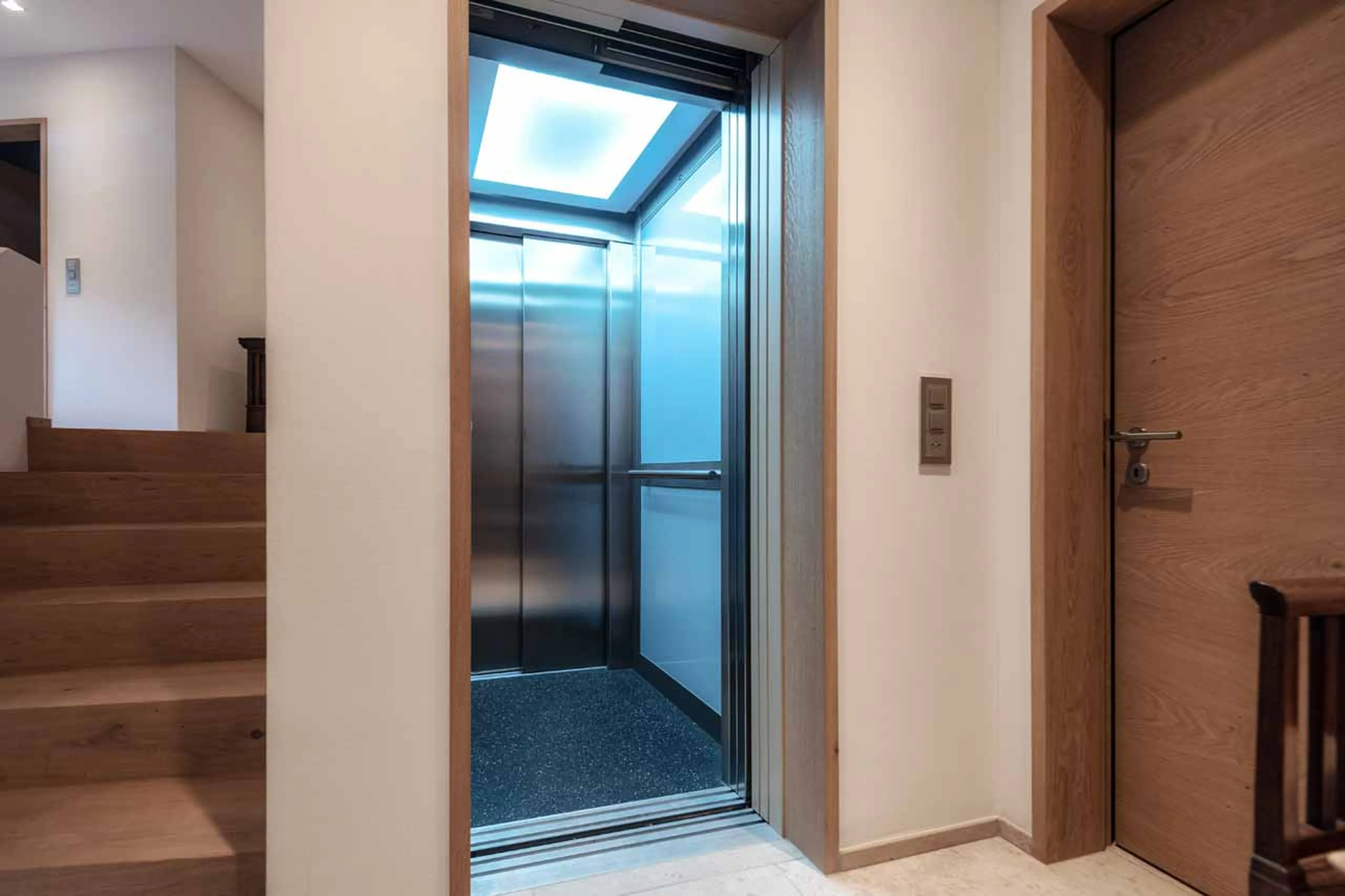 Elevator at Villa Grialetsch in Klosters