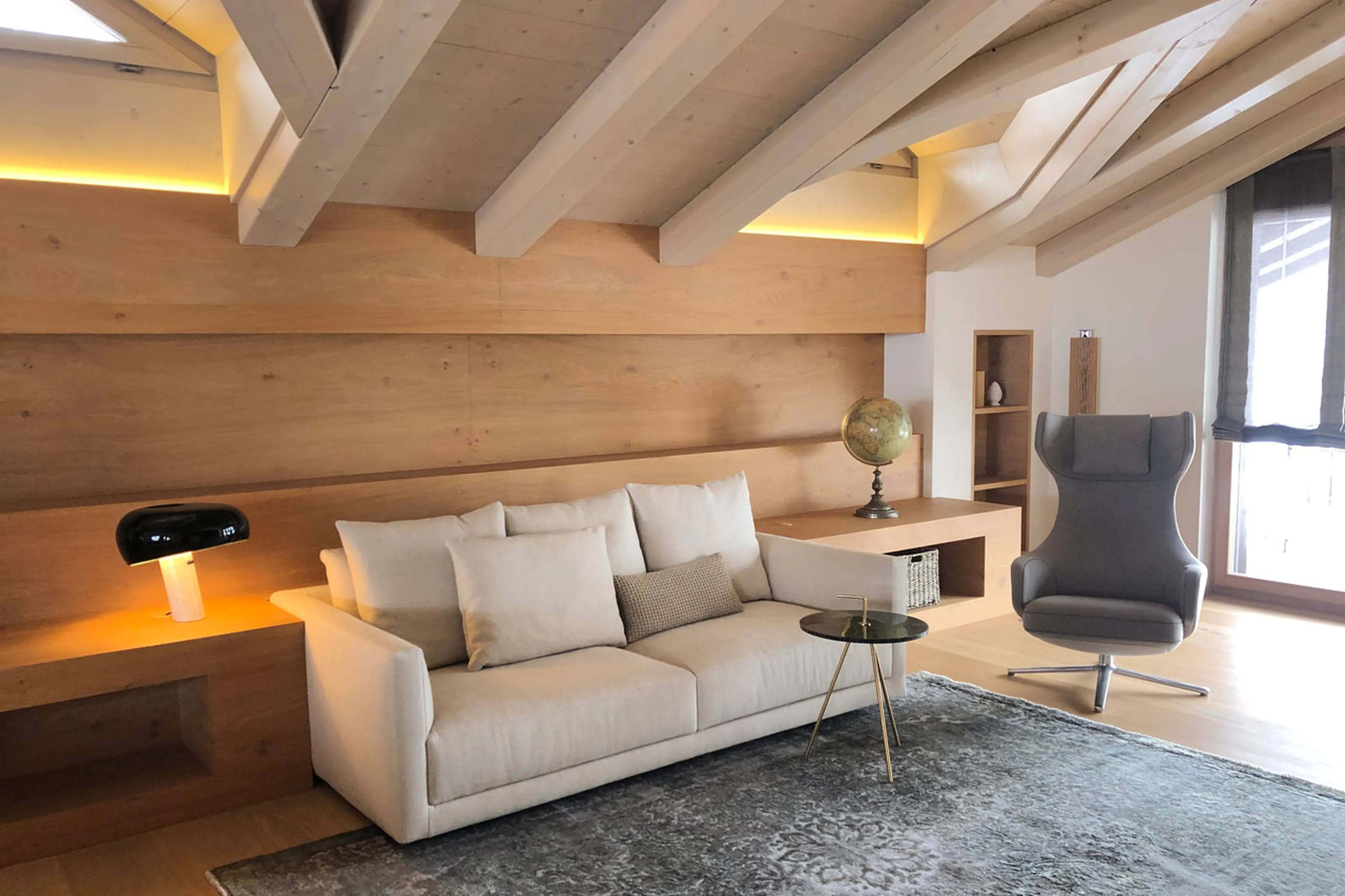 Library at Villa Grialetsch in Klosters