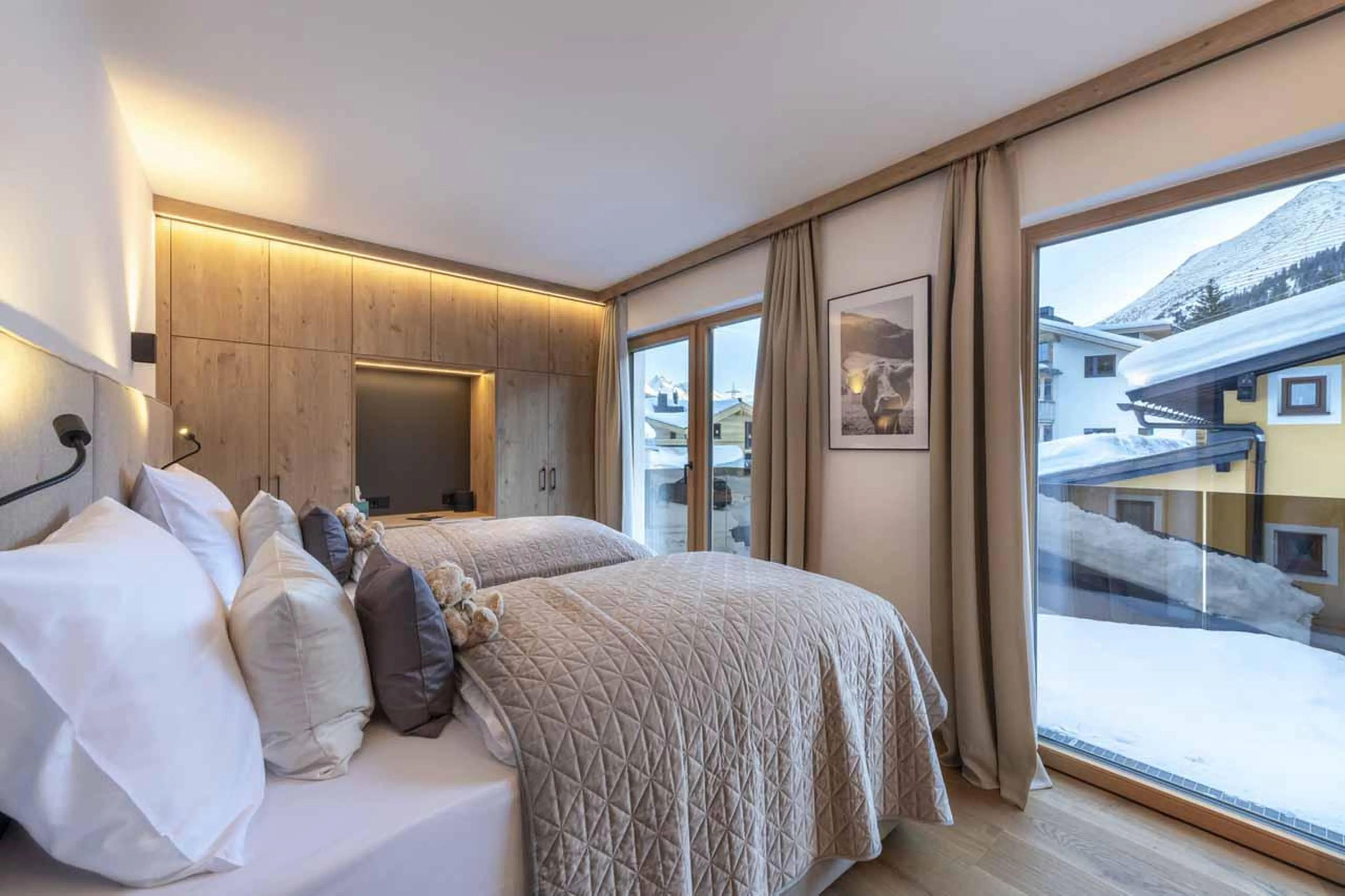 Bedroom five at Villa Villekulla in St Anton