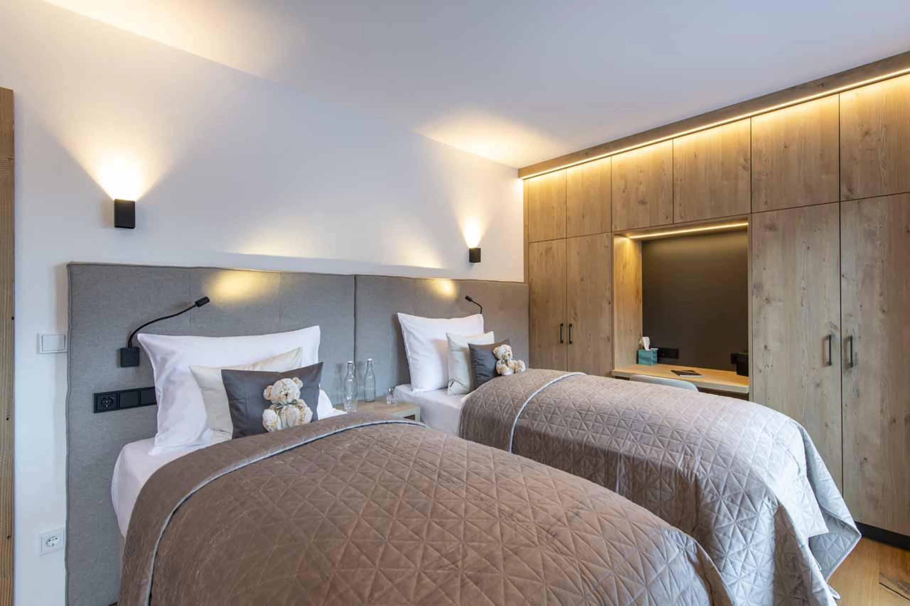 Twin/double bedroom at Villa Villekulla in St Anton