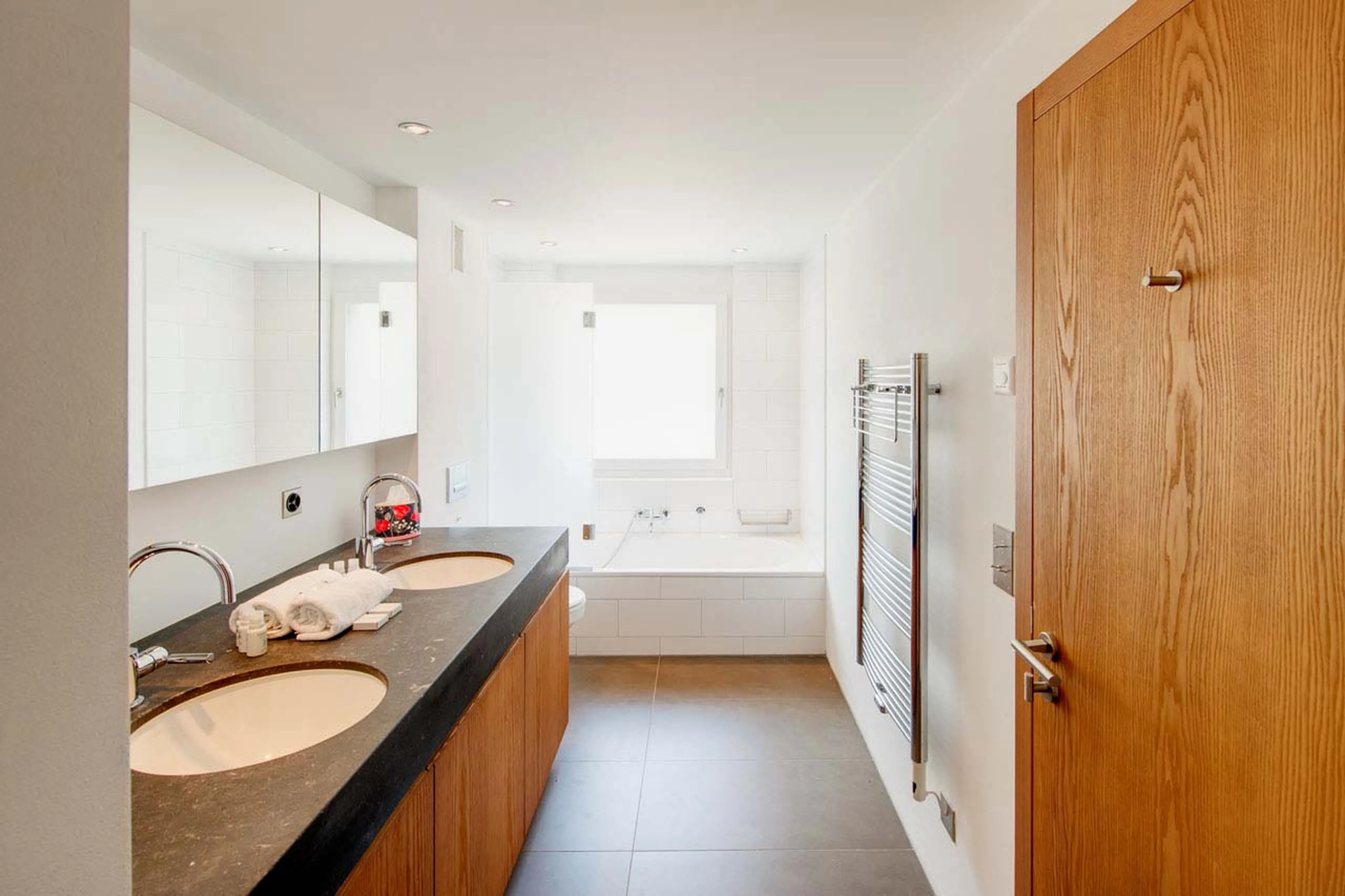Bathroom one at Whymper Residence in Zermatt