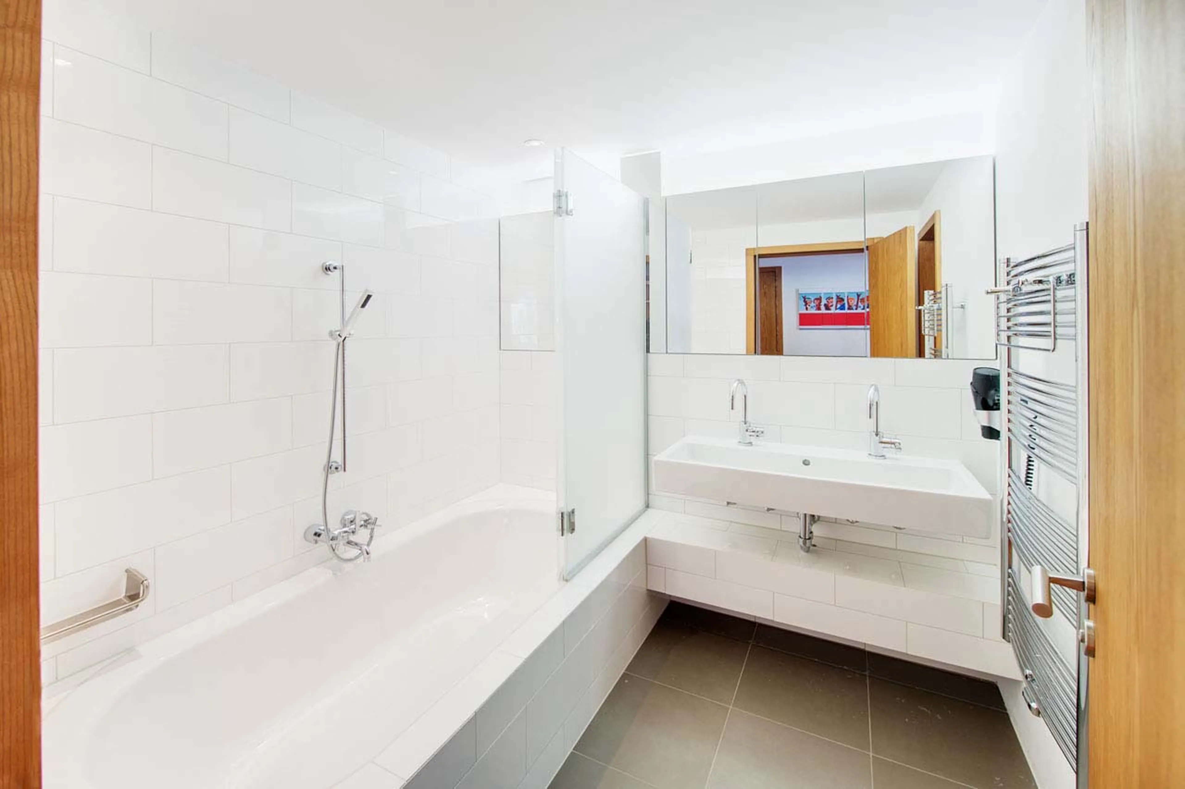 Shared bathroom at Whymper Residence in Zermatt