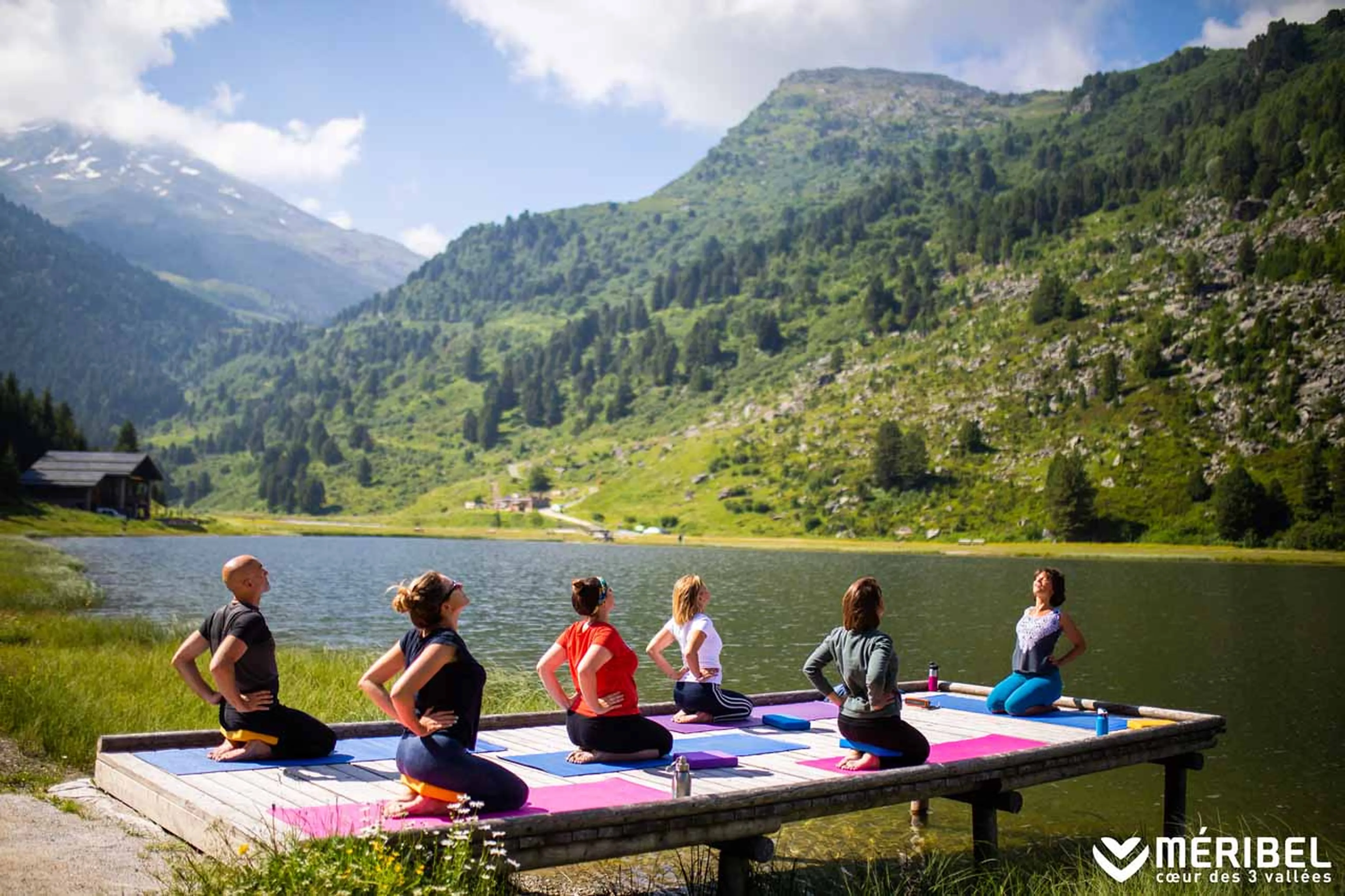 Yoga class in Meribel