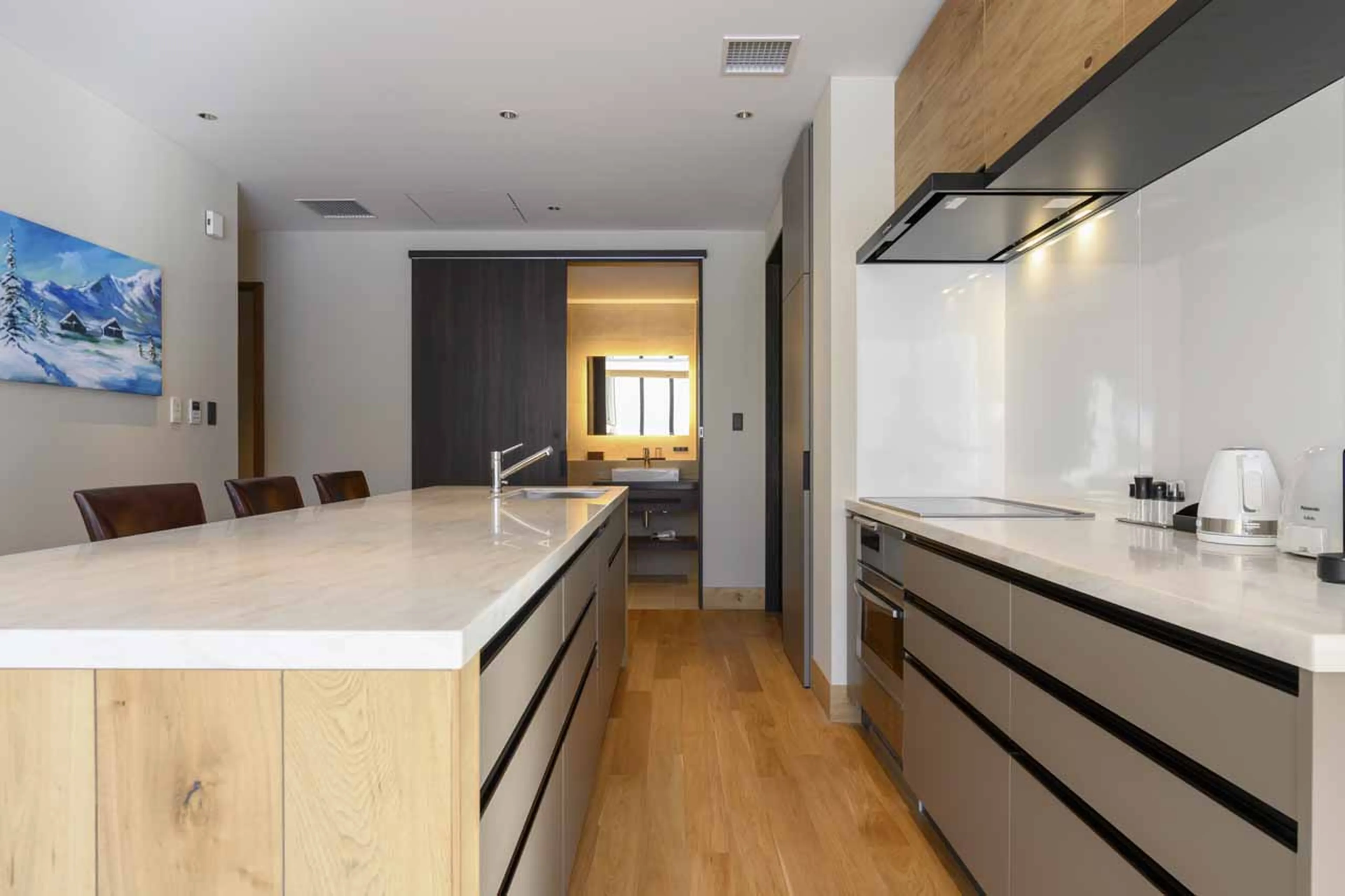 Kitchen at Yu Kiroro 3 Bedroom Superior