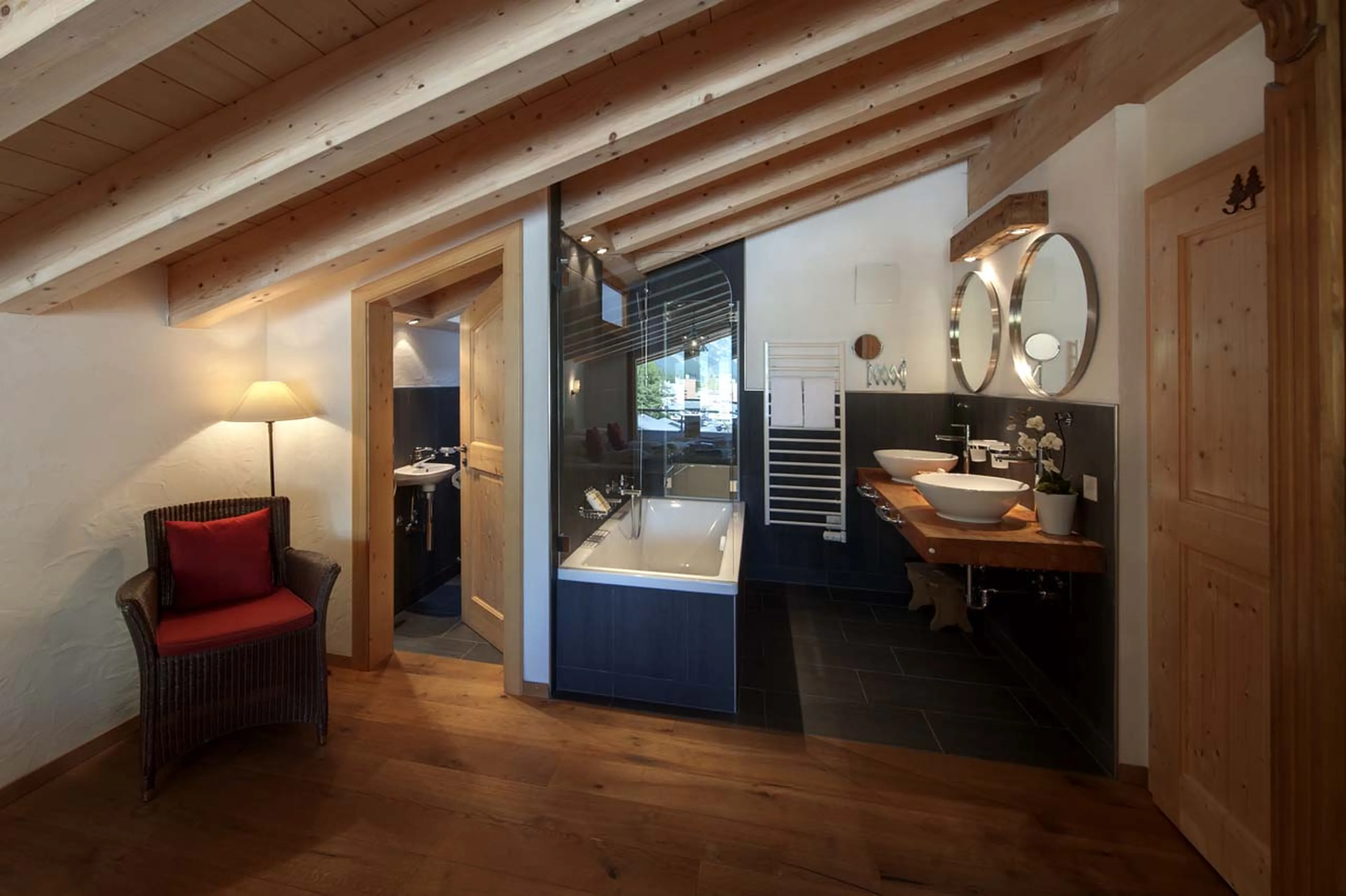 Bedroom three at Zermatt Lodge in Zermatt