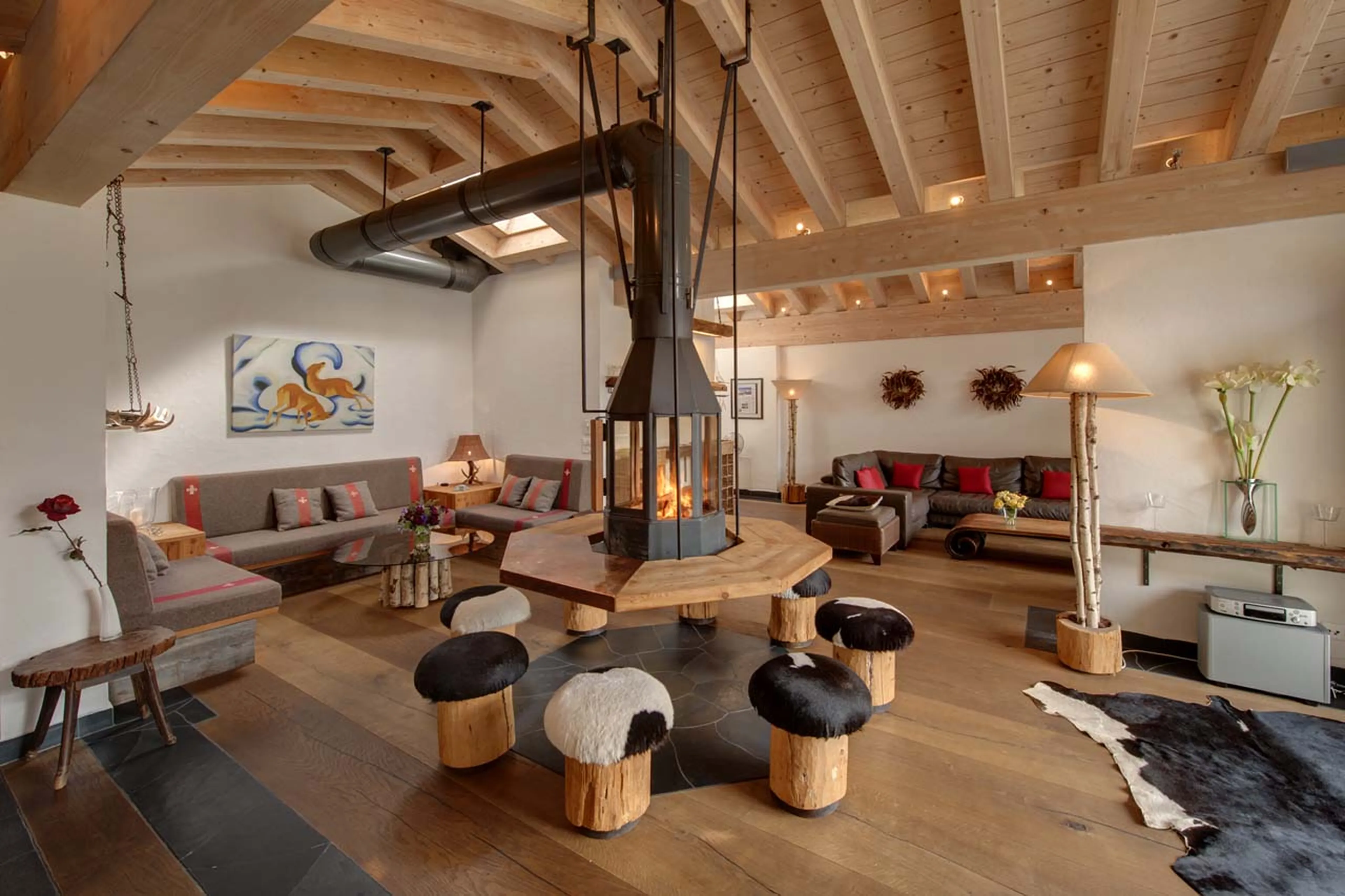 Living area in Zermatt Lodge in Zermatt
