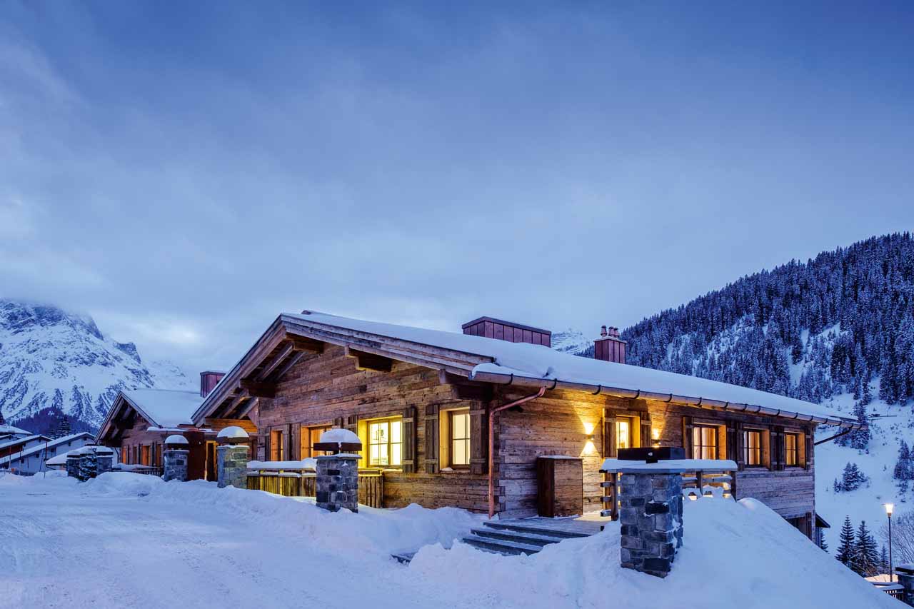 Exterior of Severins Residence in Lech