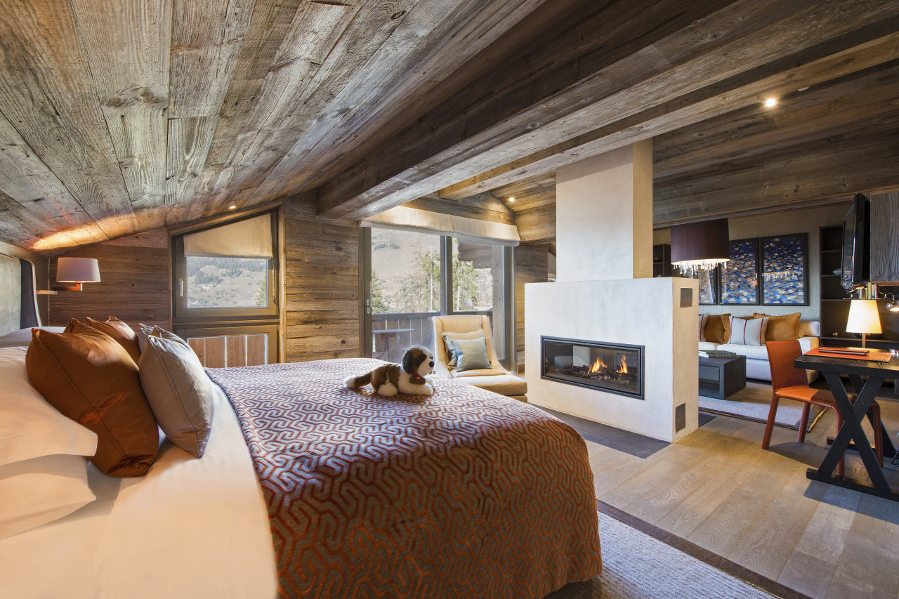 The Lodge bedroom in verbier