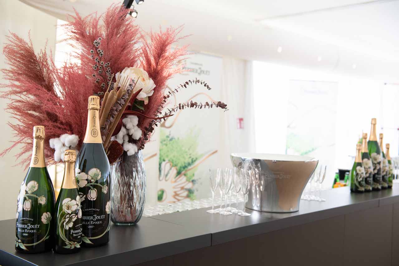 VIP tent at Snow Polo St Moritz